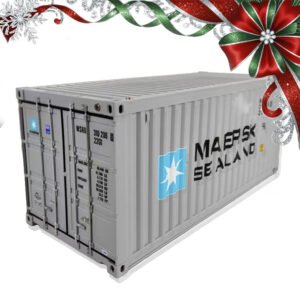 Modelo de Contenedor de Gran Tamaño MAERSK con Caja de Exhibición LED