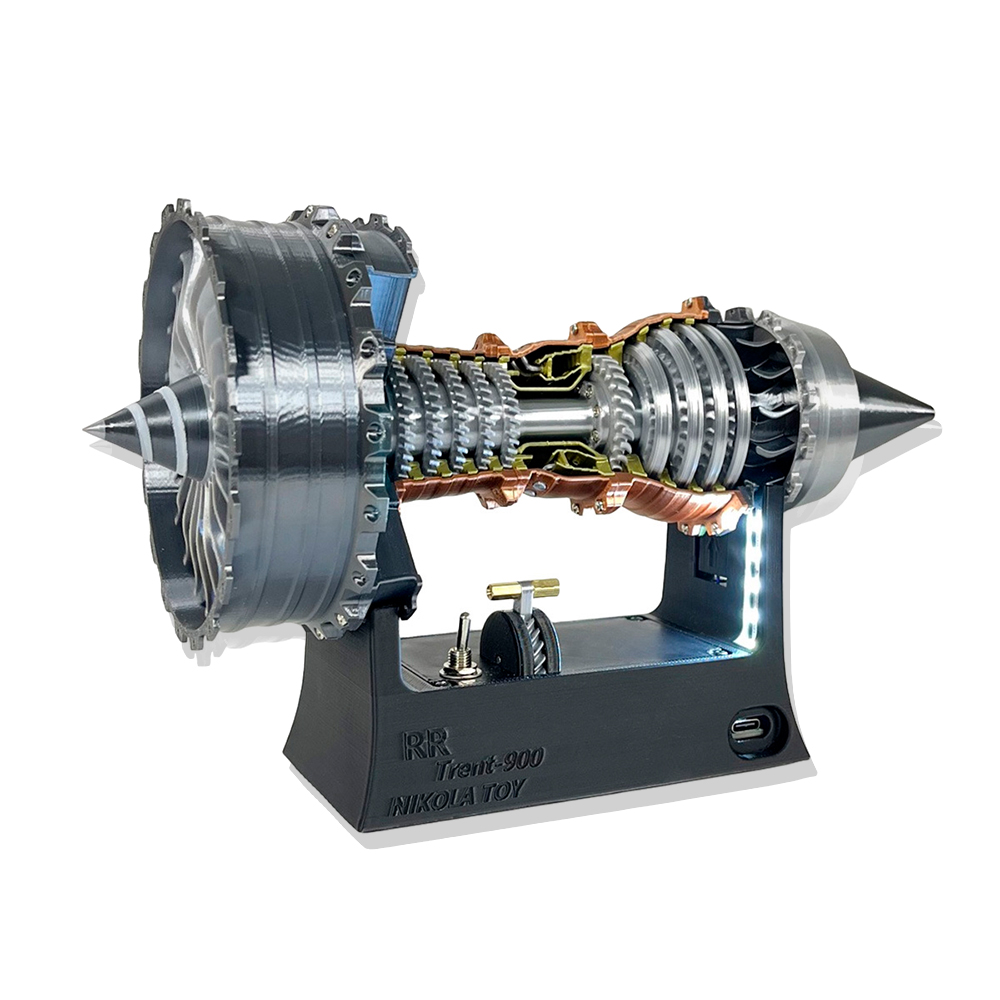 Modelo de Motor Turbofán TR900 (25 cm) - Edición Flagship