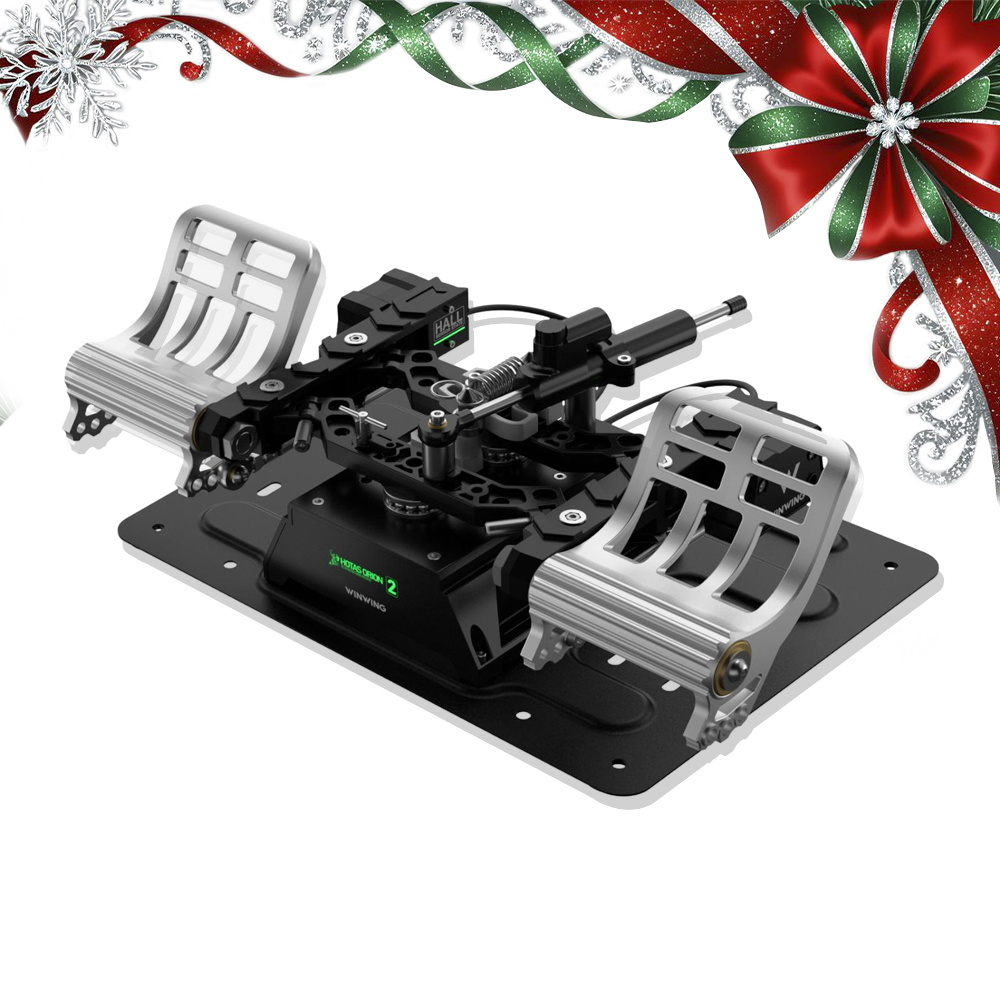 WINWING Orion Metal Flight Rudder Pedals (With Damper Edition)