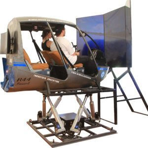 Simulador de Vuelo Robinson R44 — Full Operativo con Plataforma 6DOF