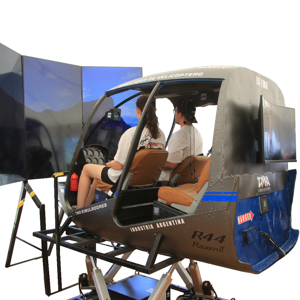 Simulador de Vuelo Robinson R44 — Full Operativo con Plataforma 6DOF - Image 4