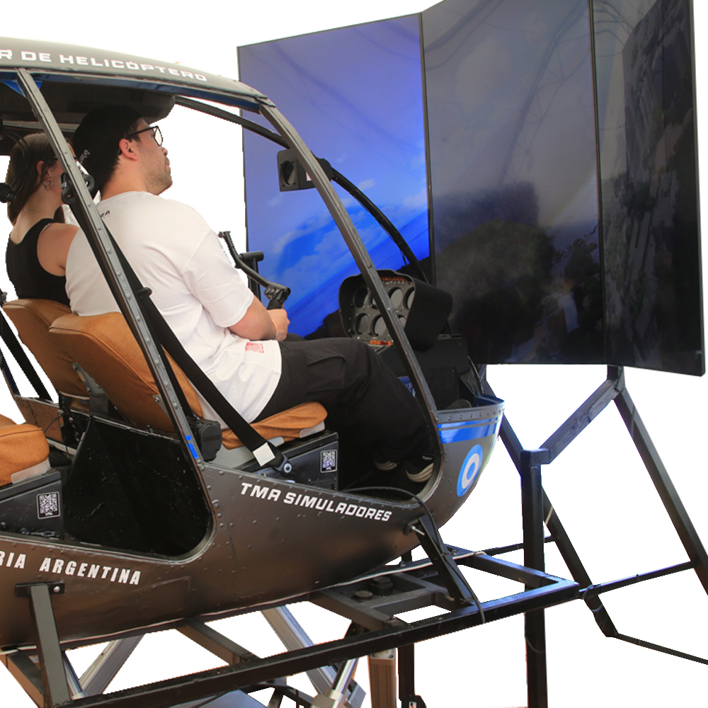 Simulador de Vuelo Robinson R44 — Full Operativo con Plataforma 6DOF - Image 3