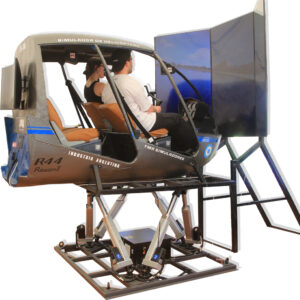 Simulador de Vuelo Robinson R44 — Full Operativo con Plataforma 6DOF