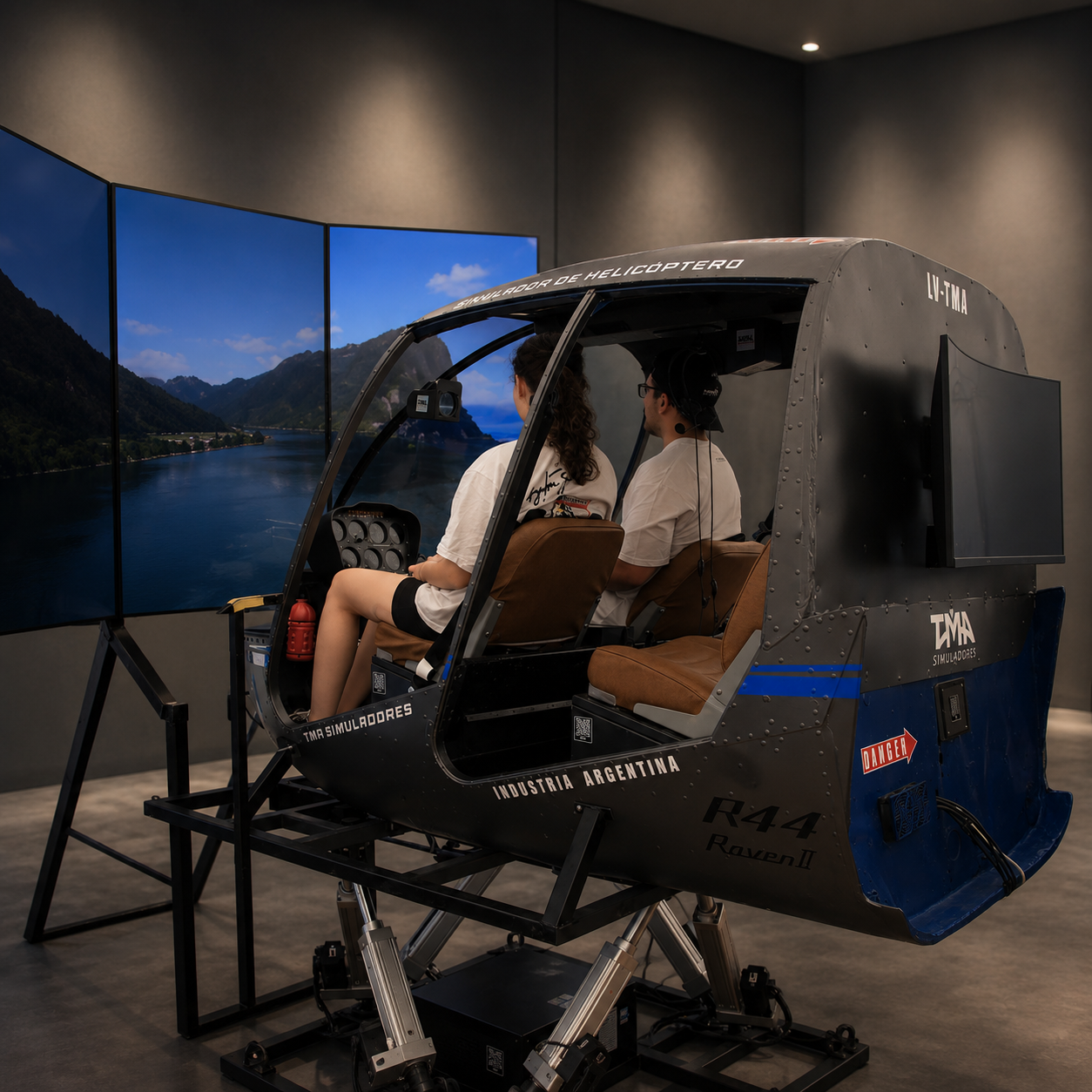 Simulador de Vuelo Robinson R44 — Full Operativo con Plataforma 6DOF - Image 4