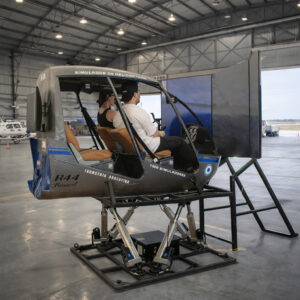 Simulador de Vuelo Robinson R44 — Full Operativo con Plataforma 6DOF