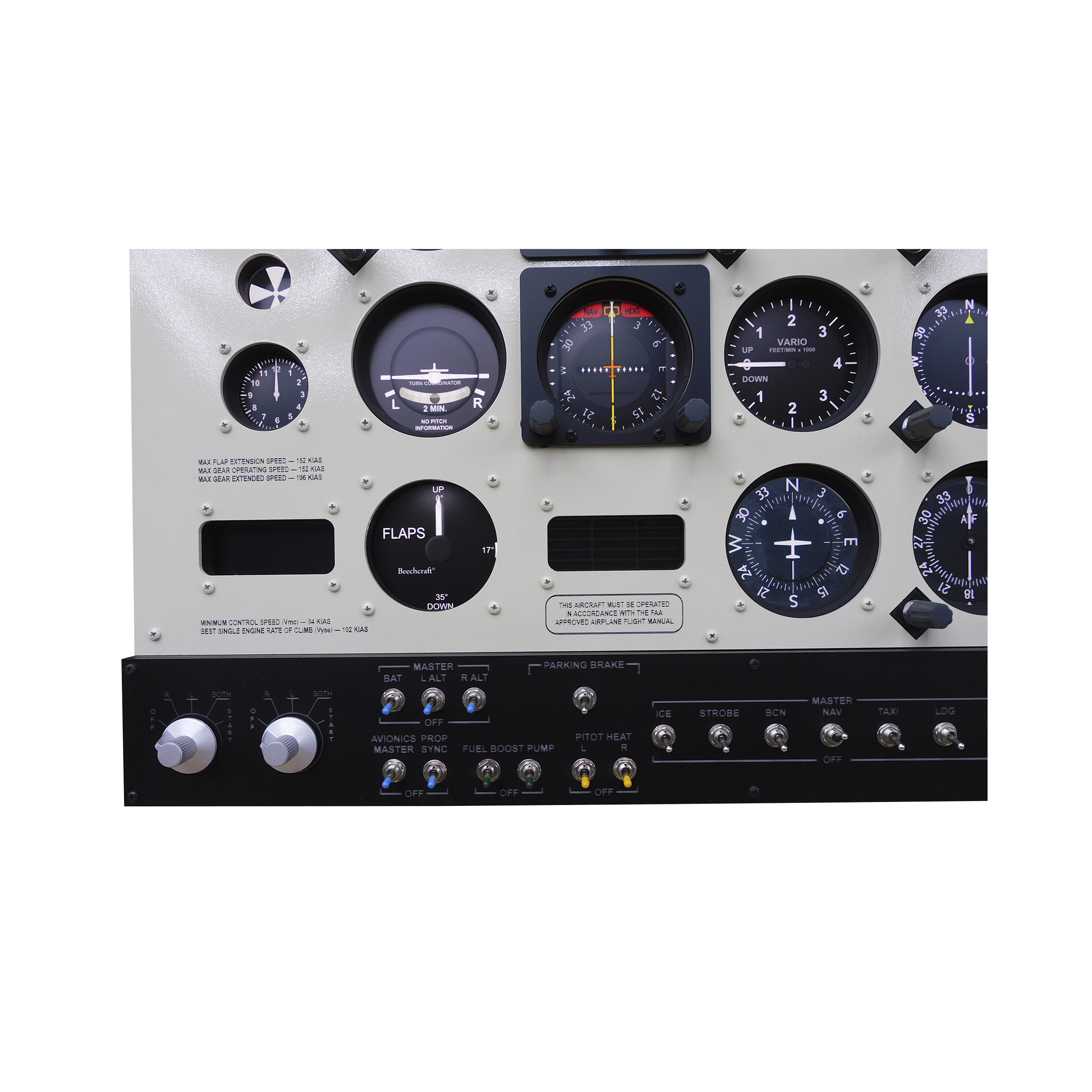 PREVENTA - TMA PRO COCKPIT PANEL BARON 58 - Image 5