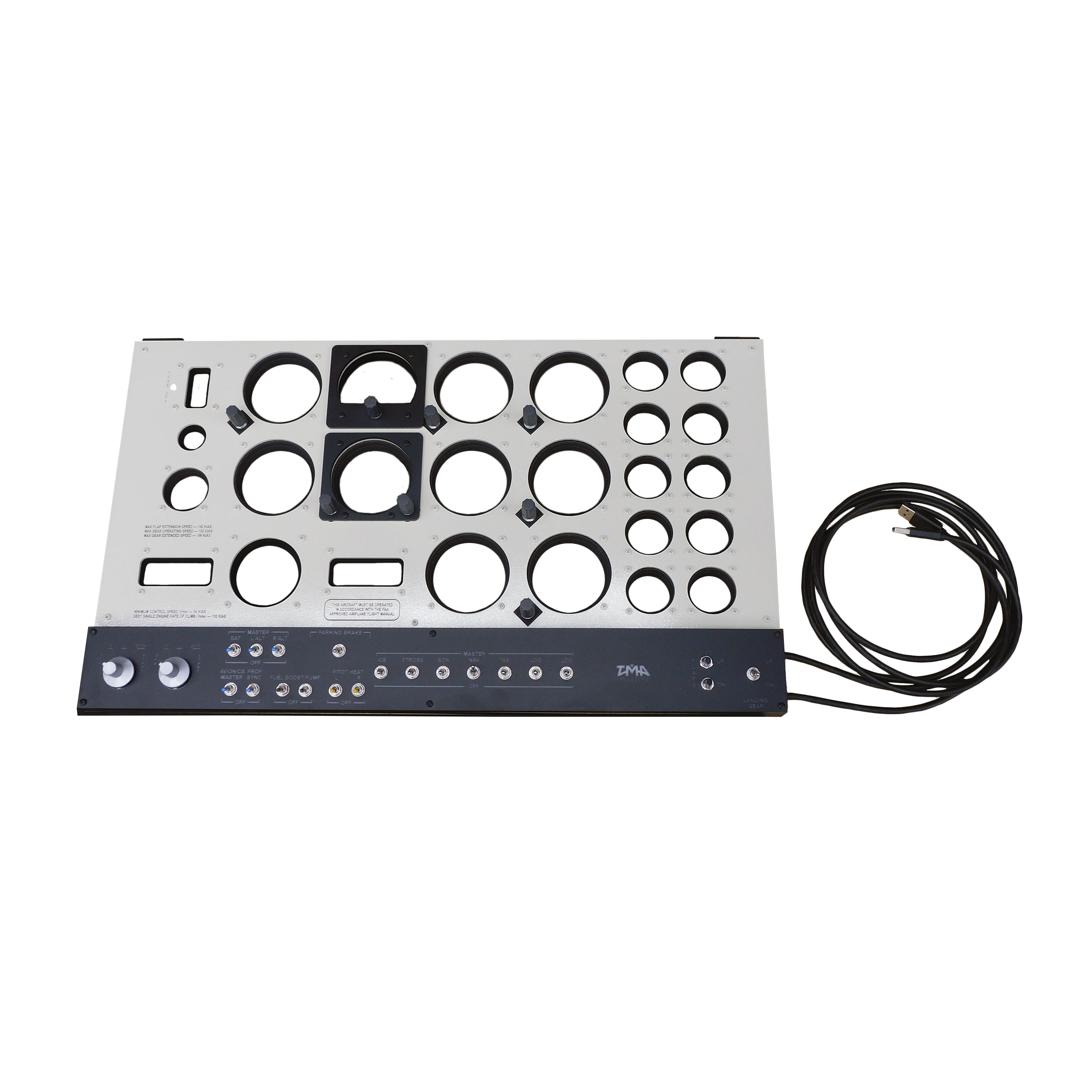 PREVENTA - Combo TMA Pro Cockpit Panel Baron 58 + Monitor HKC 24" + Monitor Curvo HKC 49" - Image 2