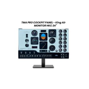 TMA Pro Cockpit Panel King Air + Monitor HKC 24"