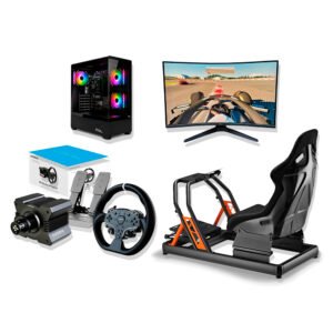 Combo Moza R5 + TMA BS02 Cockpit + HKC Monitor 31.5 Curvo + Pc Gamer
